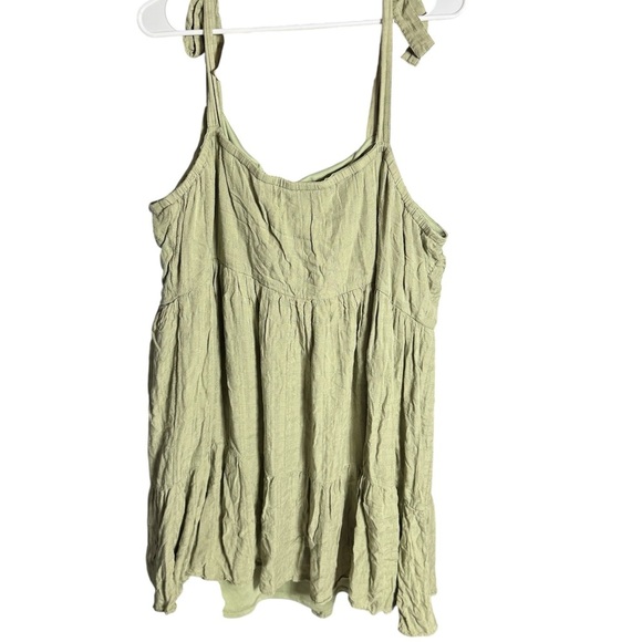 Torrid Olive Button-Down Mini Dress - Picture 8 of 8